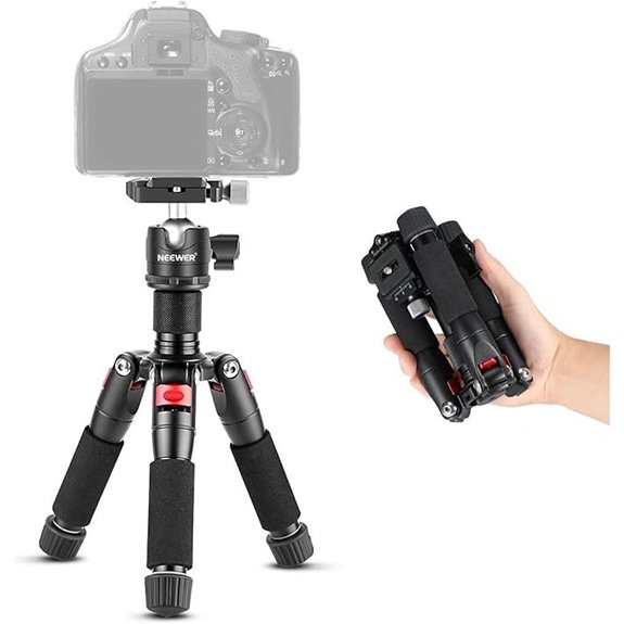 NEEWER Mini Desktop Tripod with Ball Head
