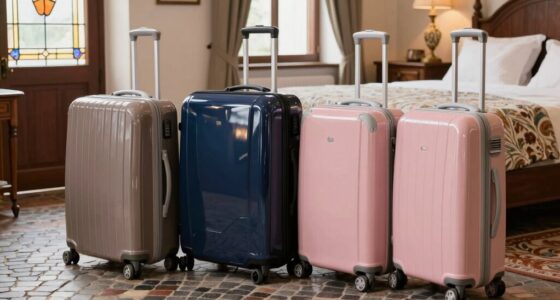 compact european hotel luggage