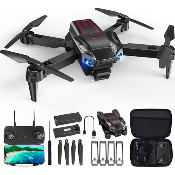 Mini Foldable Drone with 1080P Camera and Flips