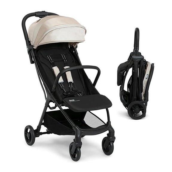 Jeep Altitude Compact Travel Stroller with Canopy