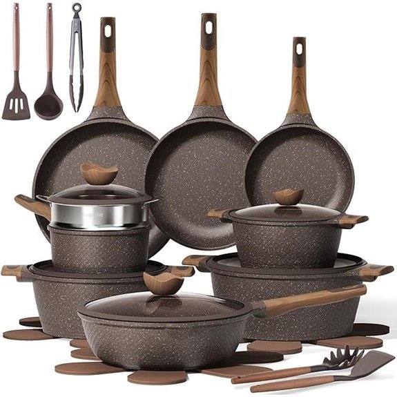 CAROTE 26-Piece Nonstick Cookware Set