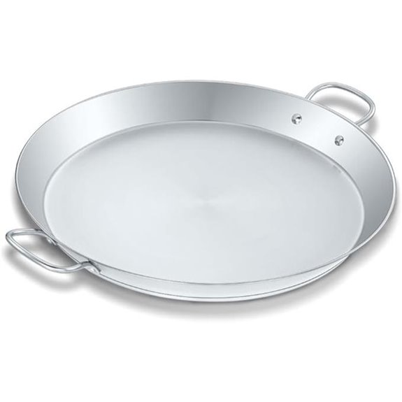 Concord Stainless Steel Paella Pan 16