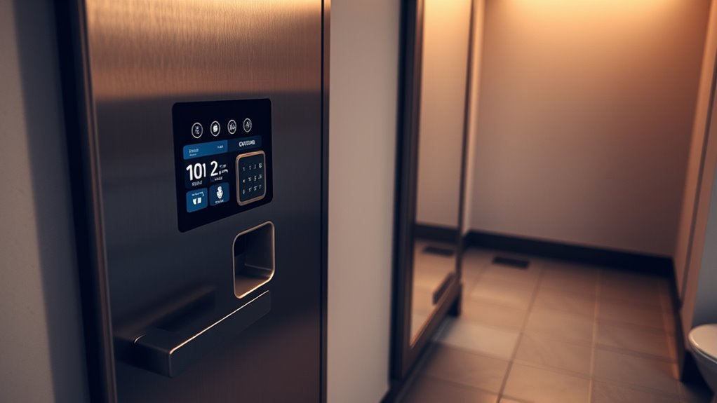 contactless biometric restroom access