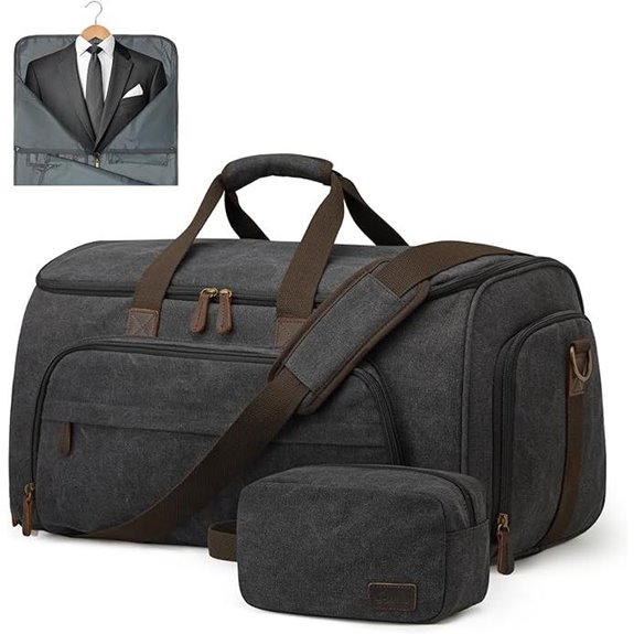 convertible garment travel bag