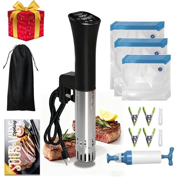 Sous Vide Cooker with Wine Chiller and Accessories