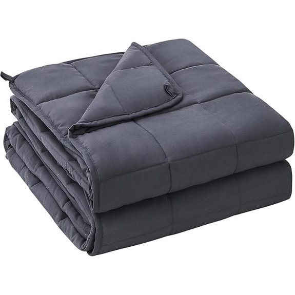 Yescool 20lb Weighted Queen Blanket with Cooling Breathable Fabric
