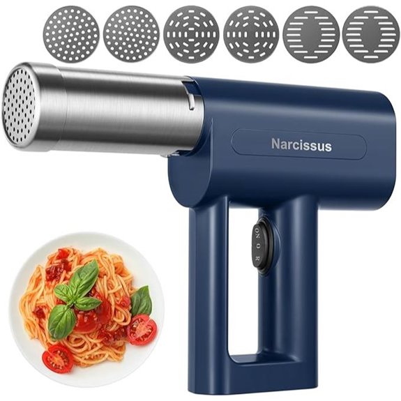 Narcissus Cordless Electric Pasta Maker with Accessories