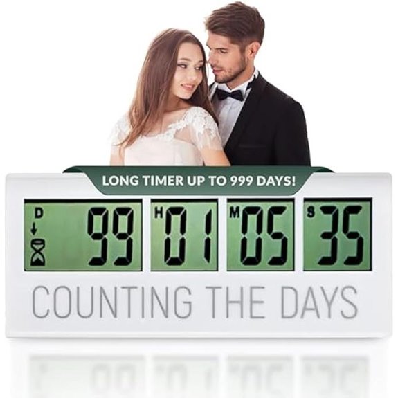 Counting the Days Countdown Clock (Up to 999 Days)