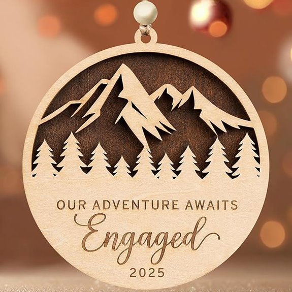 Engagement Ornament 2025 for Couples and Brides