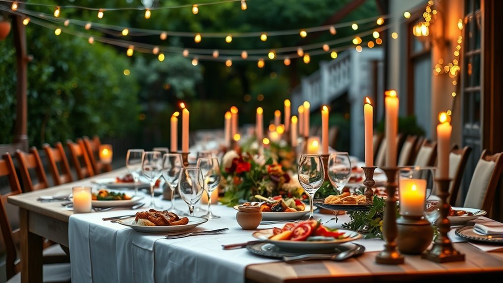 create relaxing evening atmosphere