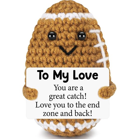 Love Crochet Football Gift for Him or Her