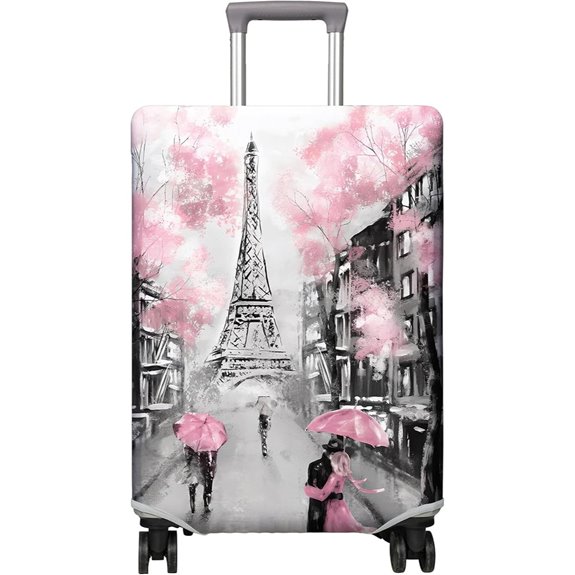 Patterned Travel Luggage Cover for 18-32 Inch Suitcases