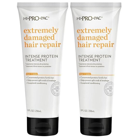 Hi-Pro-Pac Hair Mask (2-Pack) for Damaged Hair