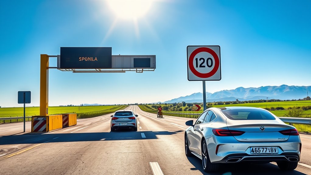 different roads speed limits