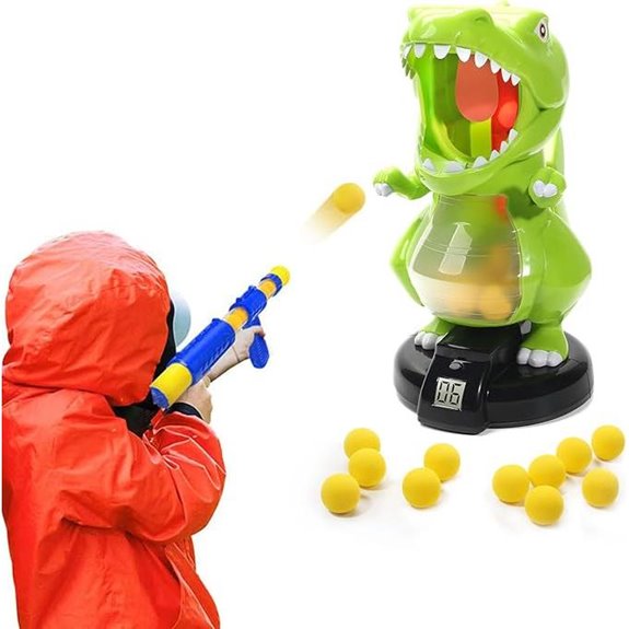 EagleStone Dinosaur Shooting Toys with Foam Balls