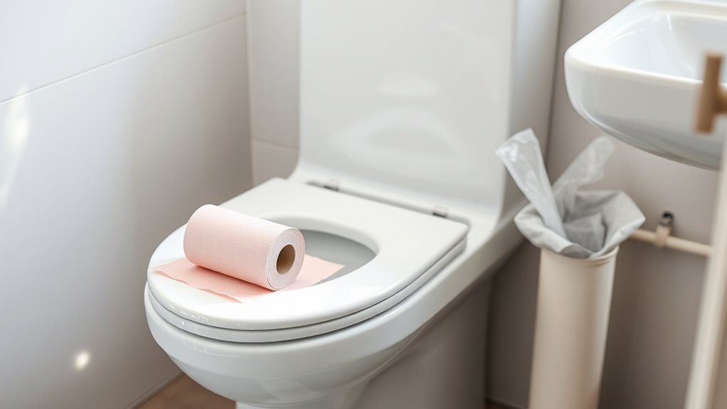 dispose sanitary waste properly