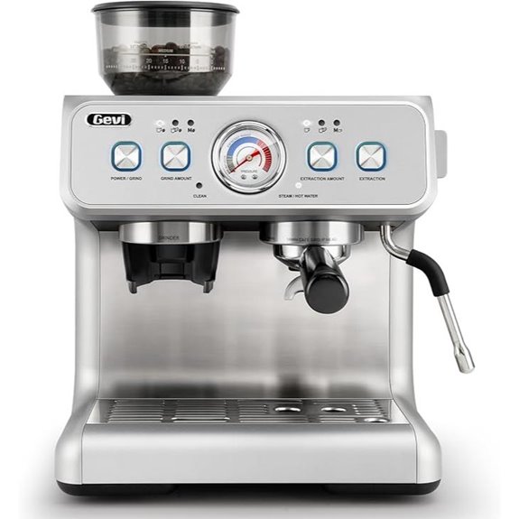 Gevi Dual Boiler Espresso Machine with Grinder