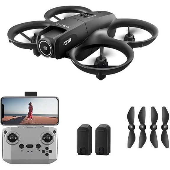 Smart RC Drone with Dual Cameras & 180° Lens