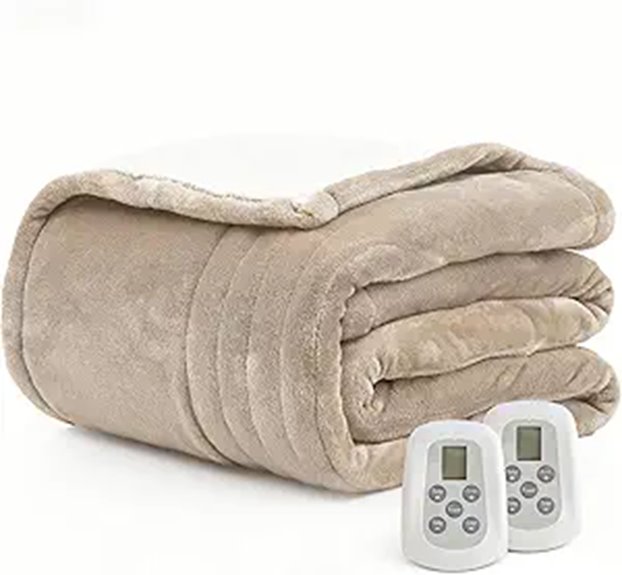 Heated King Size Blanket with Dual Control