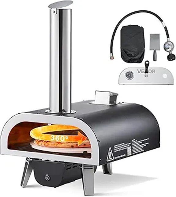 VEVOR Dual Fuel Outdoor Pizza Oven