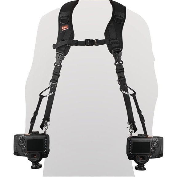 Ztowoto Dual Shoulder Camera Strap with Accessories