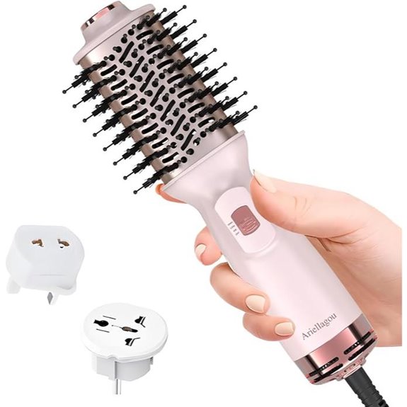 Dual Voltage Travel Hot Air Brush Styler