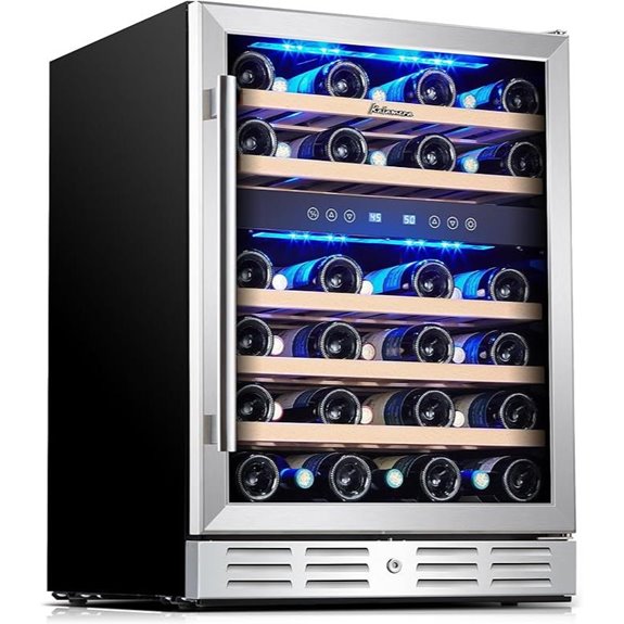 Kalamera 24 37-Bottle Dual Zone Wine Cooler