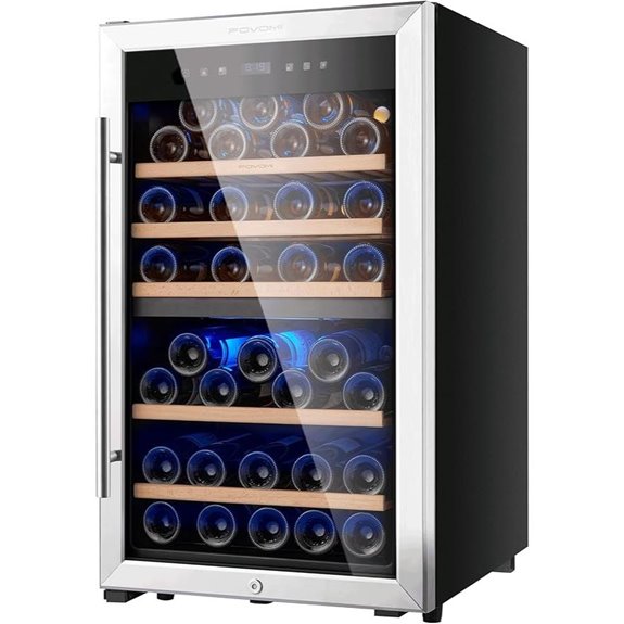 Wine Cooler Refrigerator 52-Bottle Dual Zone