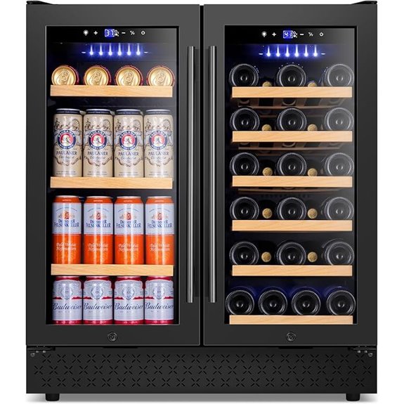 Tylza 30 Dual Zone Wine & Beverage Cooler