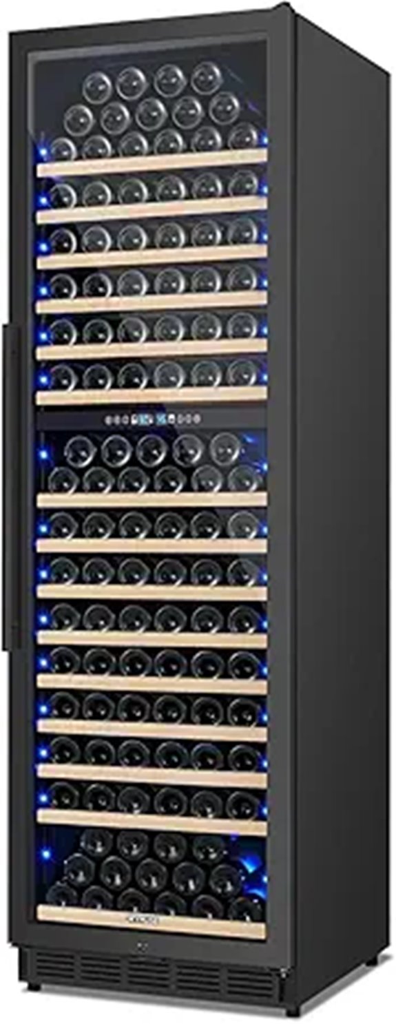 200 Bottle Dual Zone Wine Cooler Refrigerator