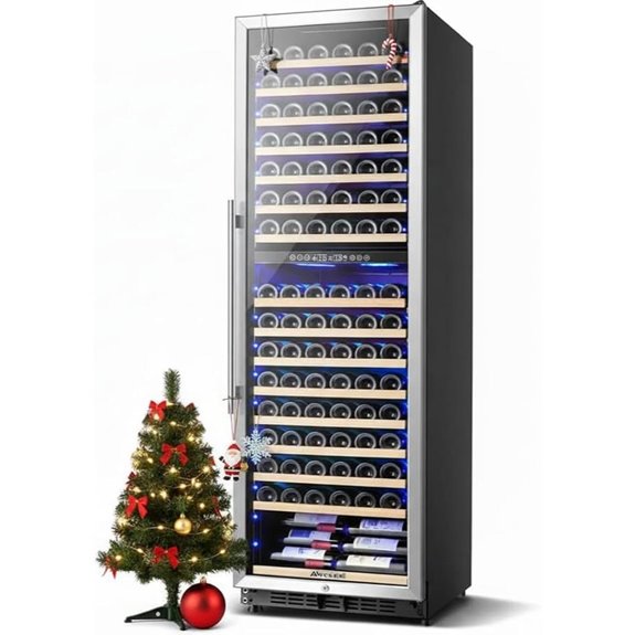 AAOBOSI Dual Zone 24-Inch Wine Cooler