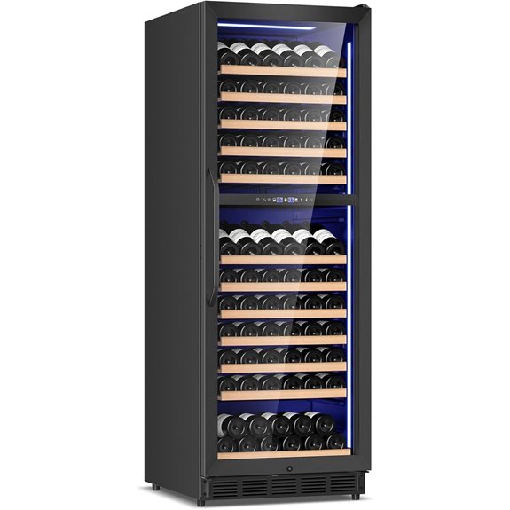 Dual Zone Wine Cooler Refrigerator 180 Bottles