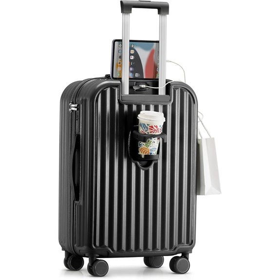Hard Shell Carry-On Luggage with Spinner Wheels