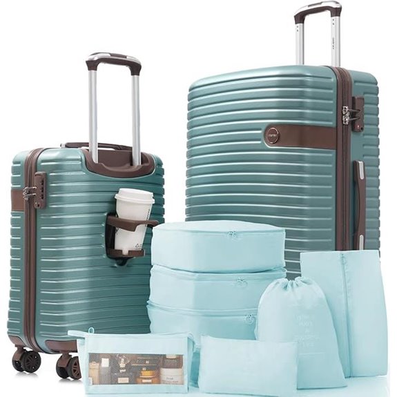 Merax Hardshell Luggage Set with TSA Lock