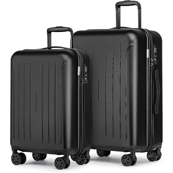 KYME 2-Piece Hardshell Spinner Luggage Set