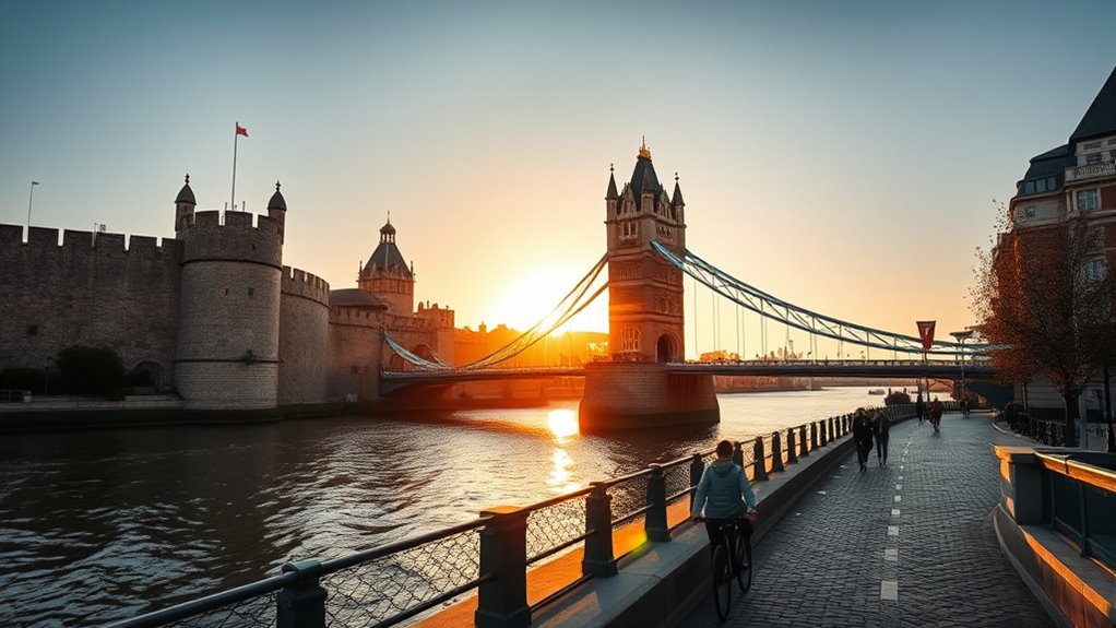 early morning iconic exploration