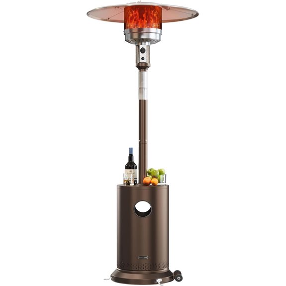 EAST OAK 50,000 BTU Patio Heater with Table