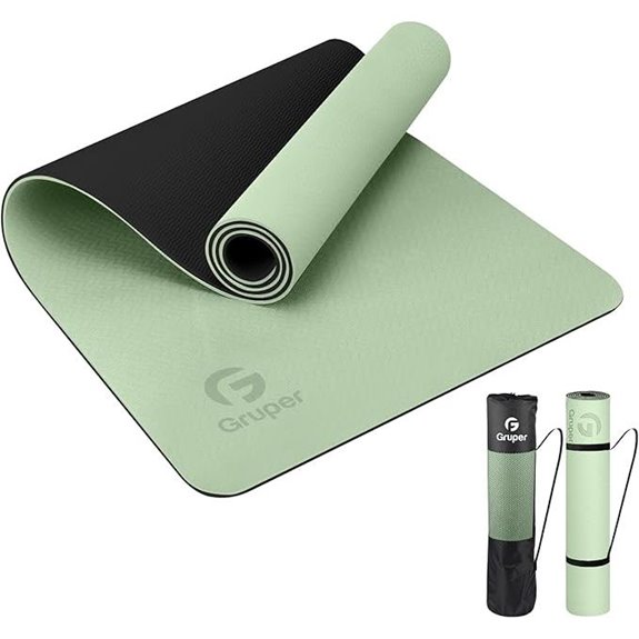 Eco-Friendly Non-Slip Yoga Mat with Carrying Strap