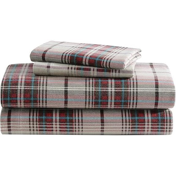 Eddie Bauer Flannel Sheets Queen Set with Pillowcases