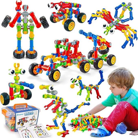 Kids STEM Building Toys Set for Ages 3-8