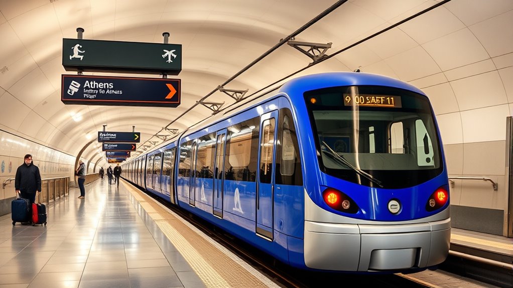 efficient airport metro connection