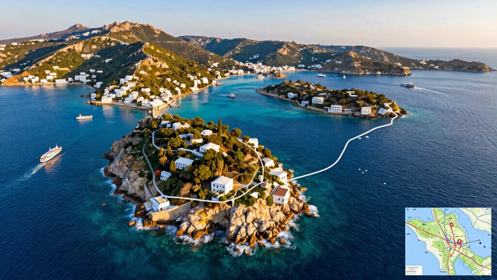 efficient greece island itinerary