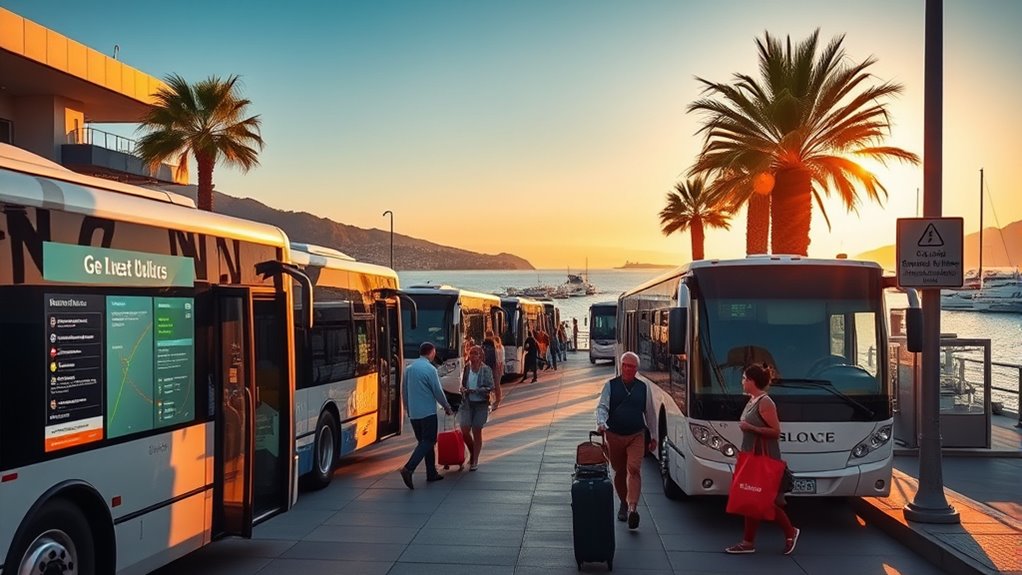 efficient riviera public transportation