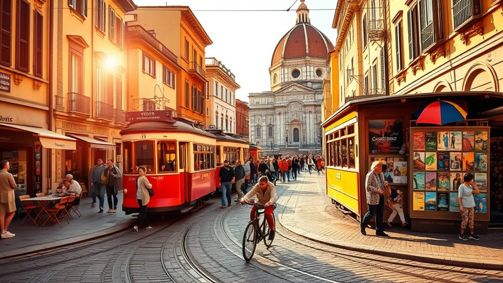 efficient walking and transit