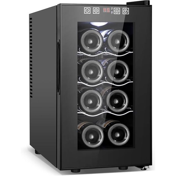 eight bottle touchscreen cooler