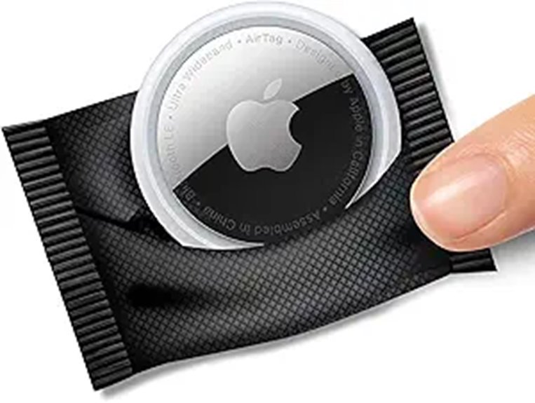 8-Pack Fabric GPS Holders for AirTags