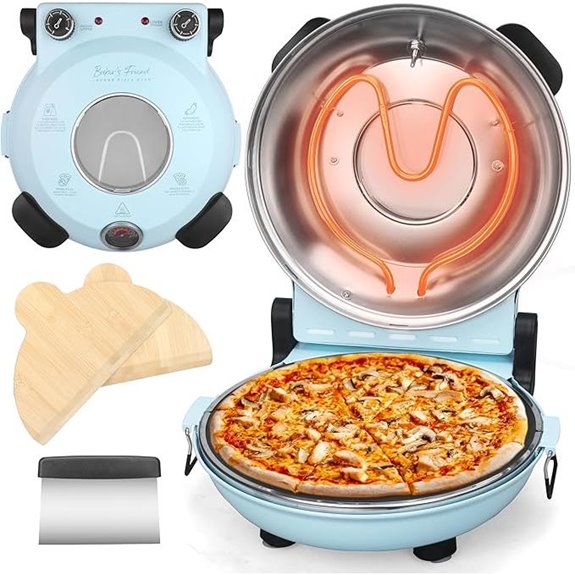 electric 12 inch pizza oven