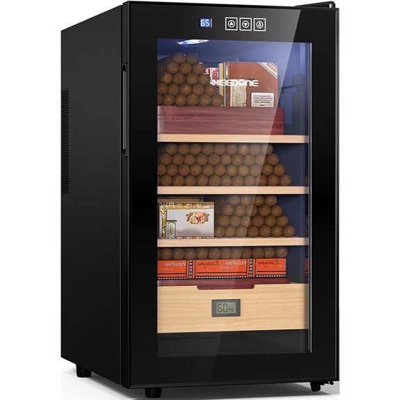 NEEDONE Electric Cabinet with Cedar Shelves & LED