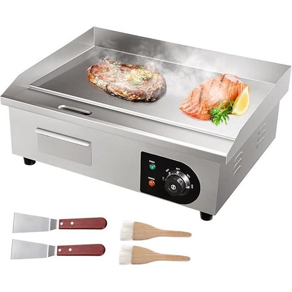 VEVOR 22 Electric Griddle with Temp Control and Accessories