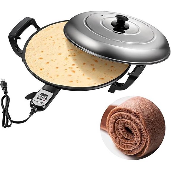 Ethiopian Injera Maker Mitad Electric Griddle